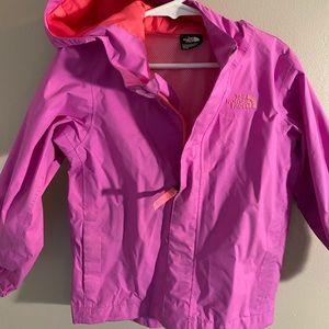 Girls 4T The North Face rain jacket
